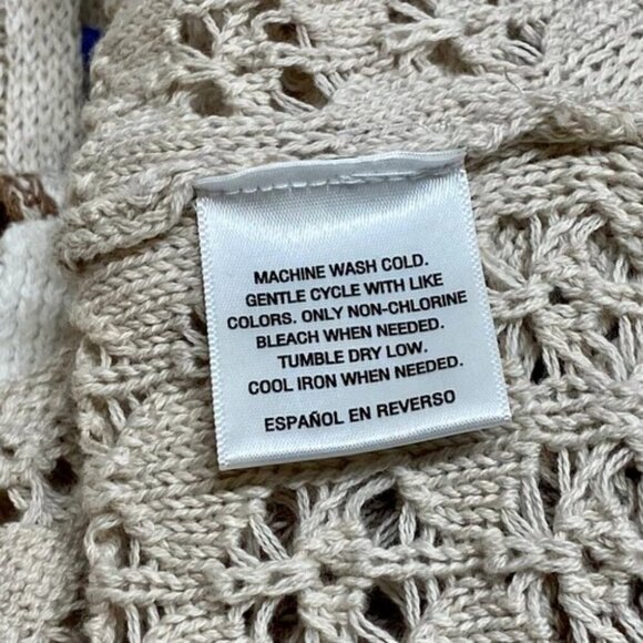 Style & Co Women's Open Front Cardigan Medium 3/4 Sleeve Knit Cover Up $69 NWT - Picture 10 of 13